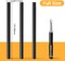 Black Craft Glue Gun Sticks, 0.43" Dia x 8" Long Full Size Hot Melt Glue Sticks for Fabric Adhesive Glue Sticks for DIY, Decoration, Car Dent Repair, Gluing Project, Wax Seal Stamp, 24 PCS